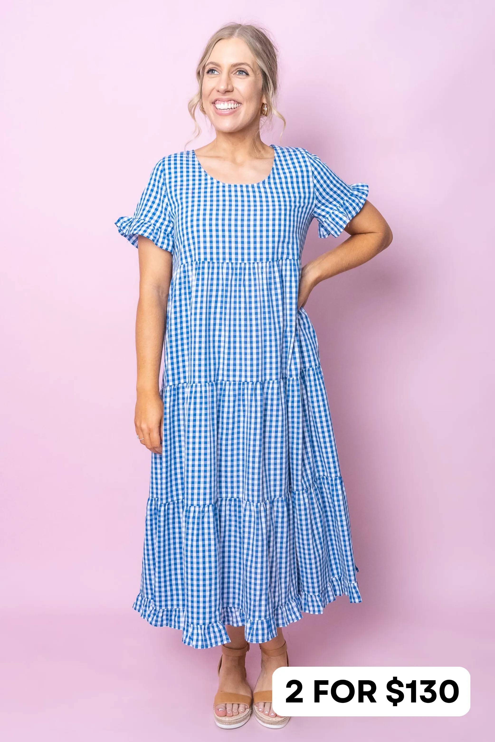 Dally Dress in Blue - Final Sale sold by Always Alice product image thumbnail 2