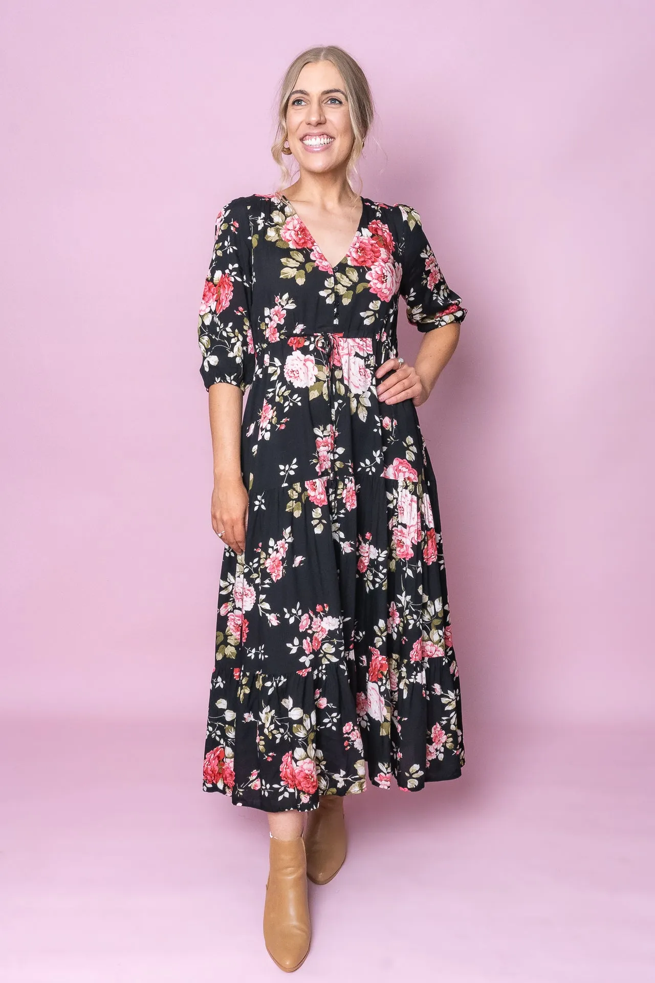 Sofia Maxi Dress in Black sold by Always Alice product image thumbnail 2