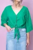Neelix Top in Emerald sold by Always Alice
