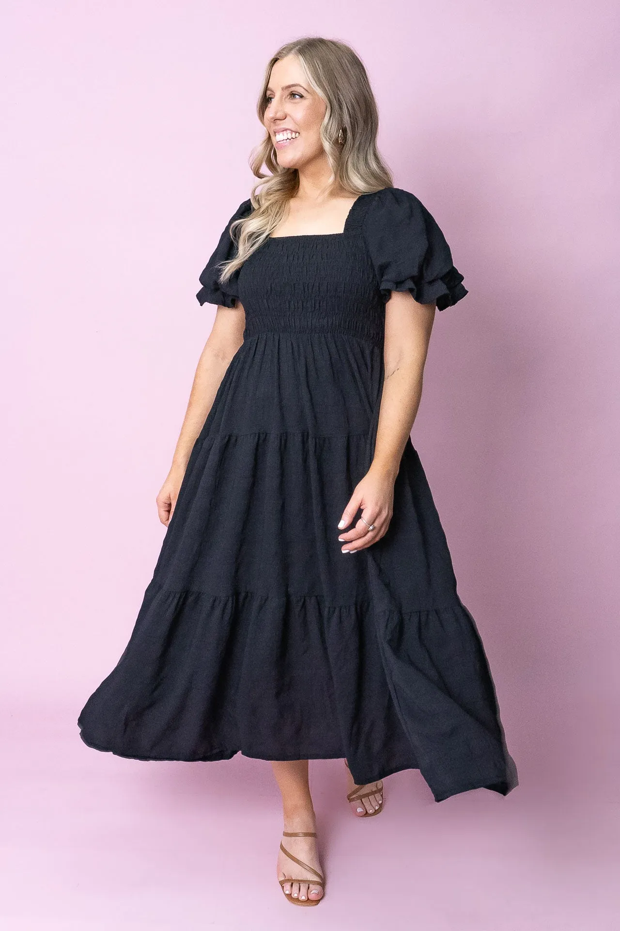 Eloise Dress in Black sold by Always Alice
