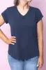 Manly Vee Tee in Navy - Foxwood sold by Always Alice