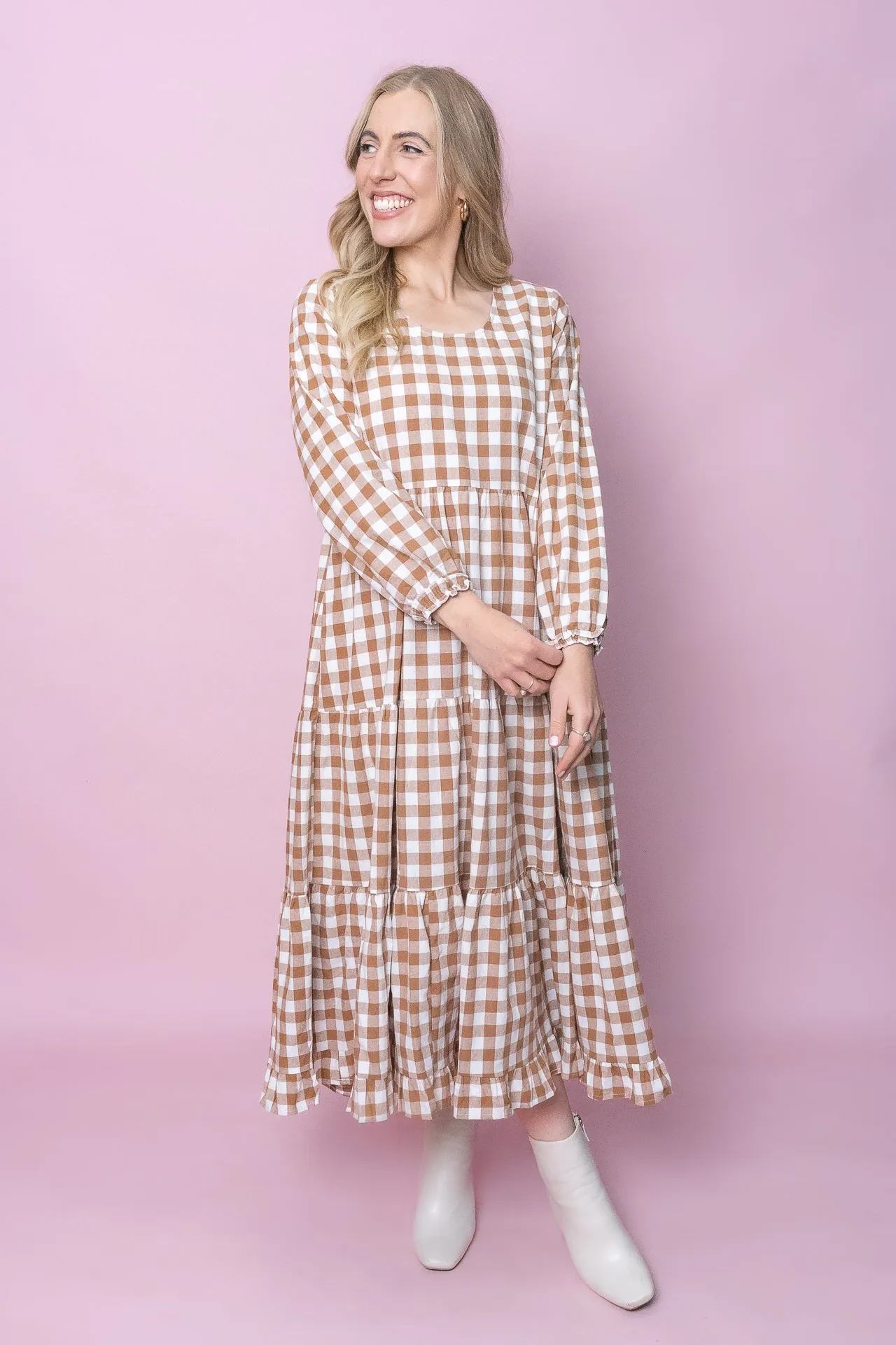 Josephina Dress in Mocha sold by Always Alice product image thumbnail 4