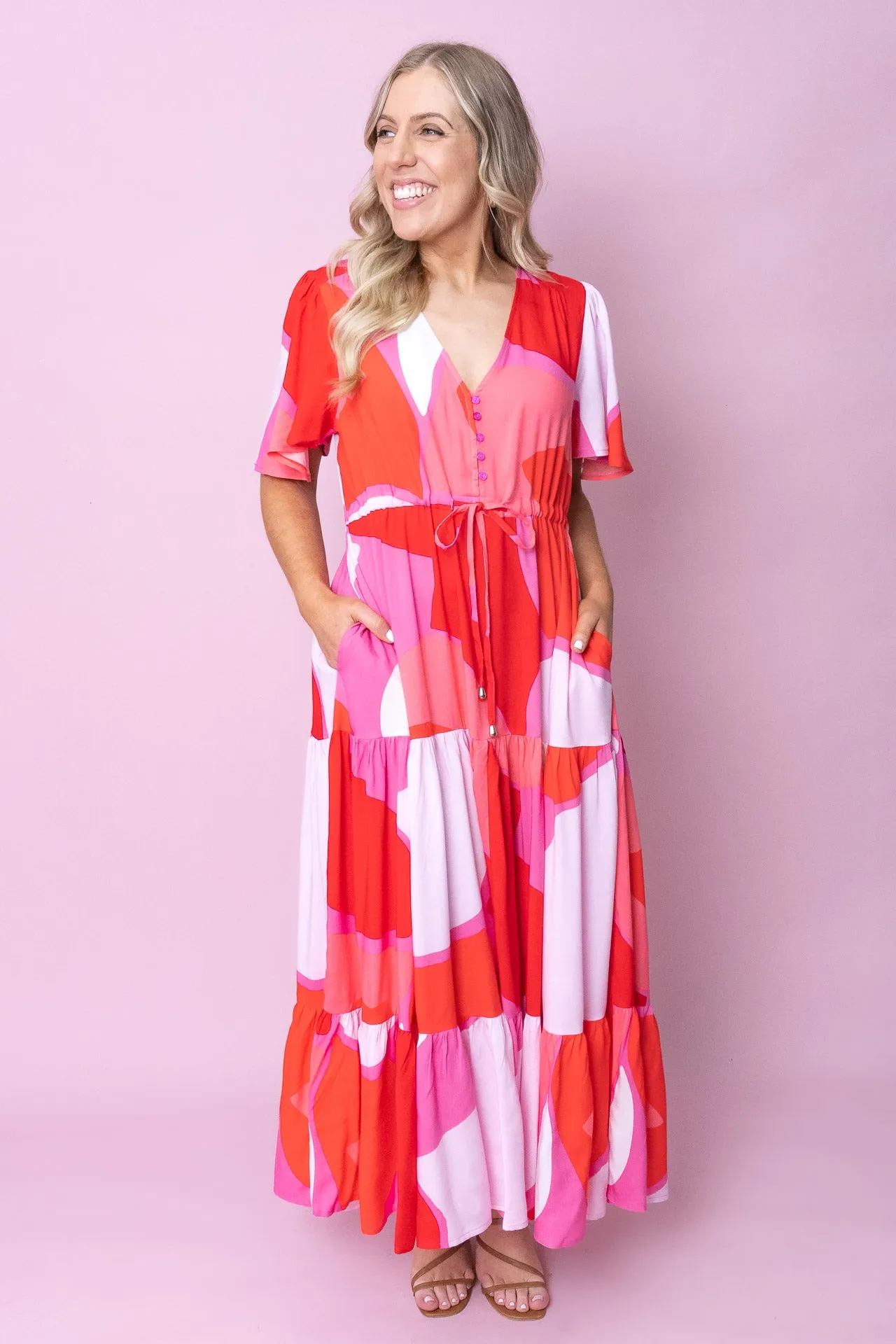 Arabella Dress in Red sold by Always Alice product image thumbnail 3