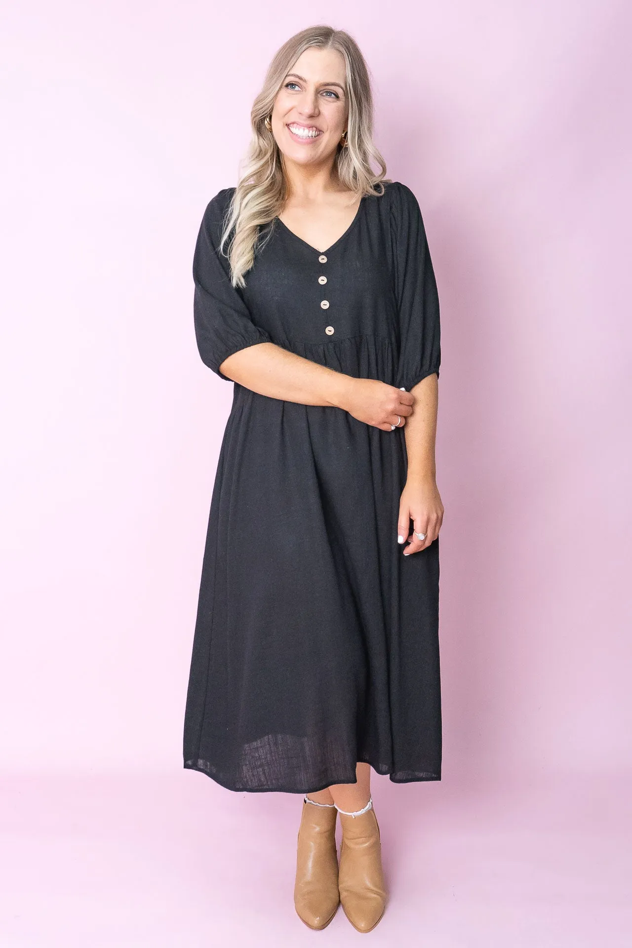 Emery Midi Dress in Black sold by Always Alice product image thumbnail 2