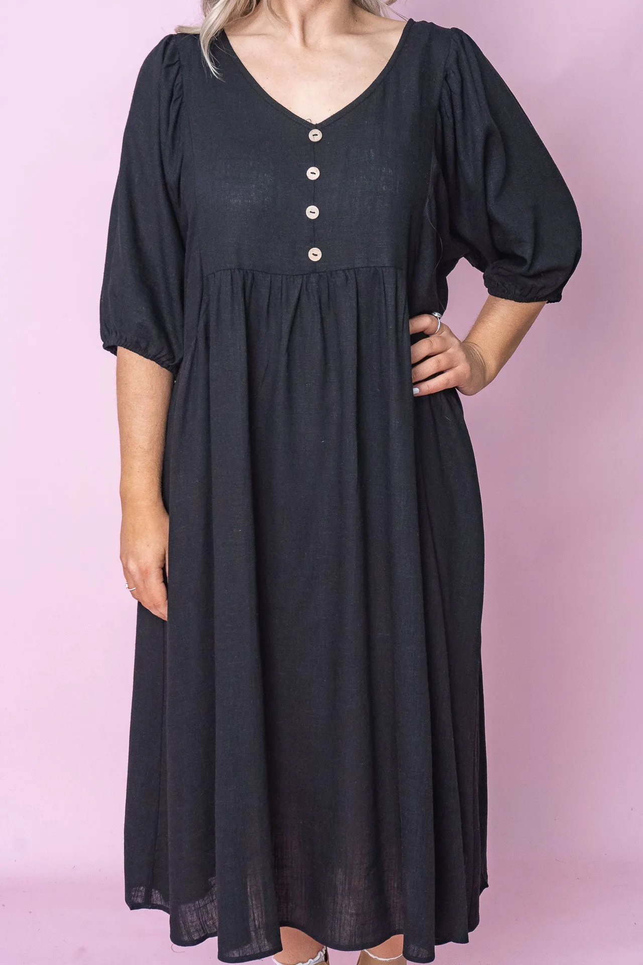 Emery Midi Dress in Black sold by Always Alice product image thumbnail 3