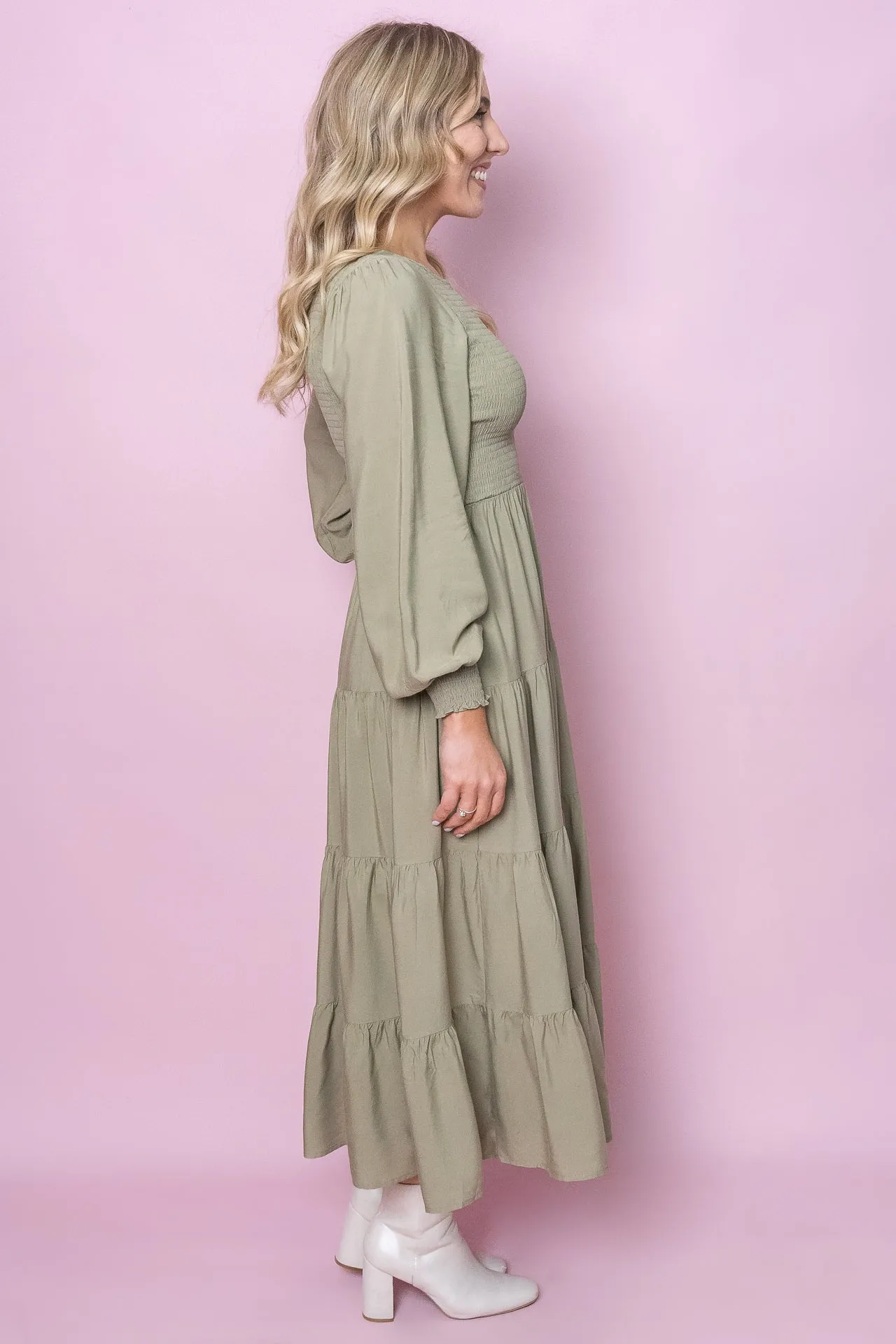 Samaria Dress in Sage sold by Always Alice product image thumbnail 5