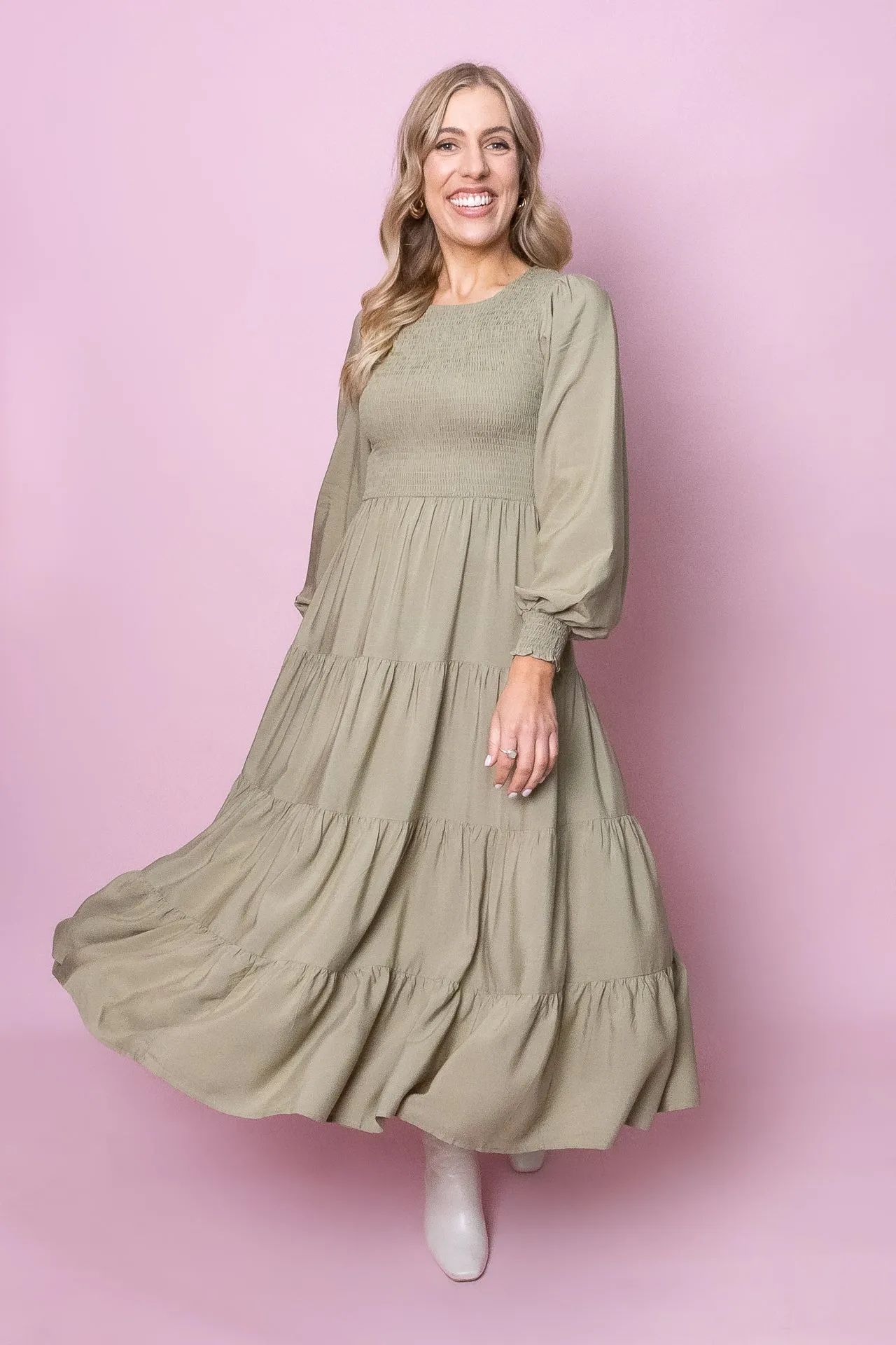 Samaria Dress in Sage sold by Always Alice product image thumbnail 3