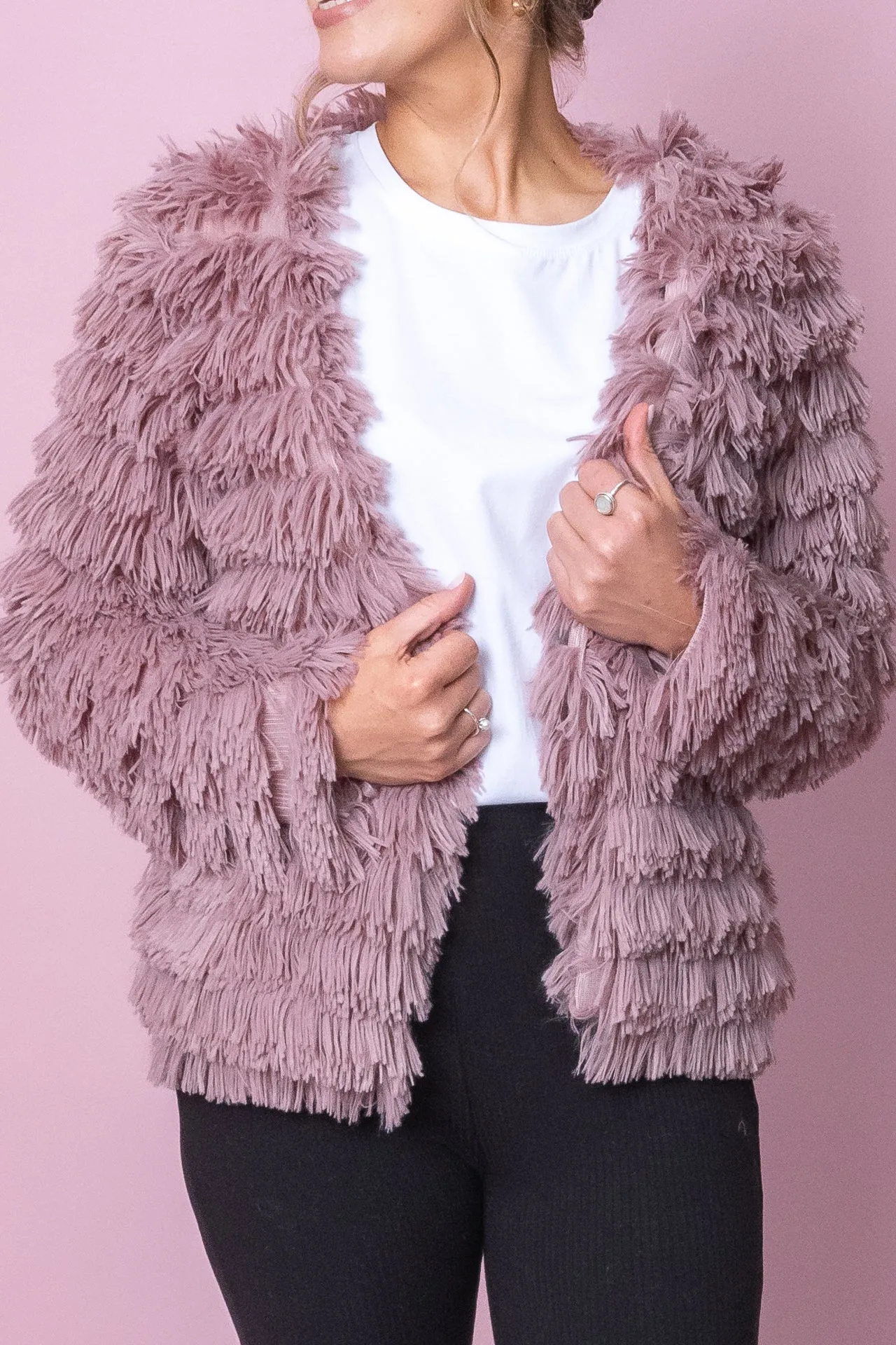 Trudy Jacket in Dusty Pink sold by Always Alice product image thumbnail 3