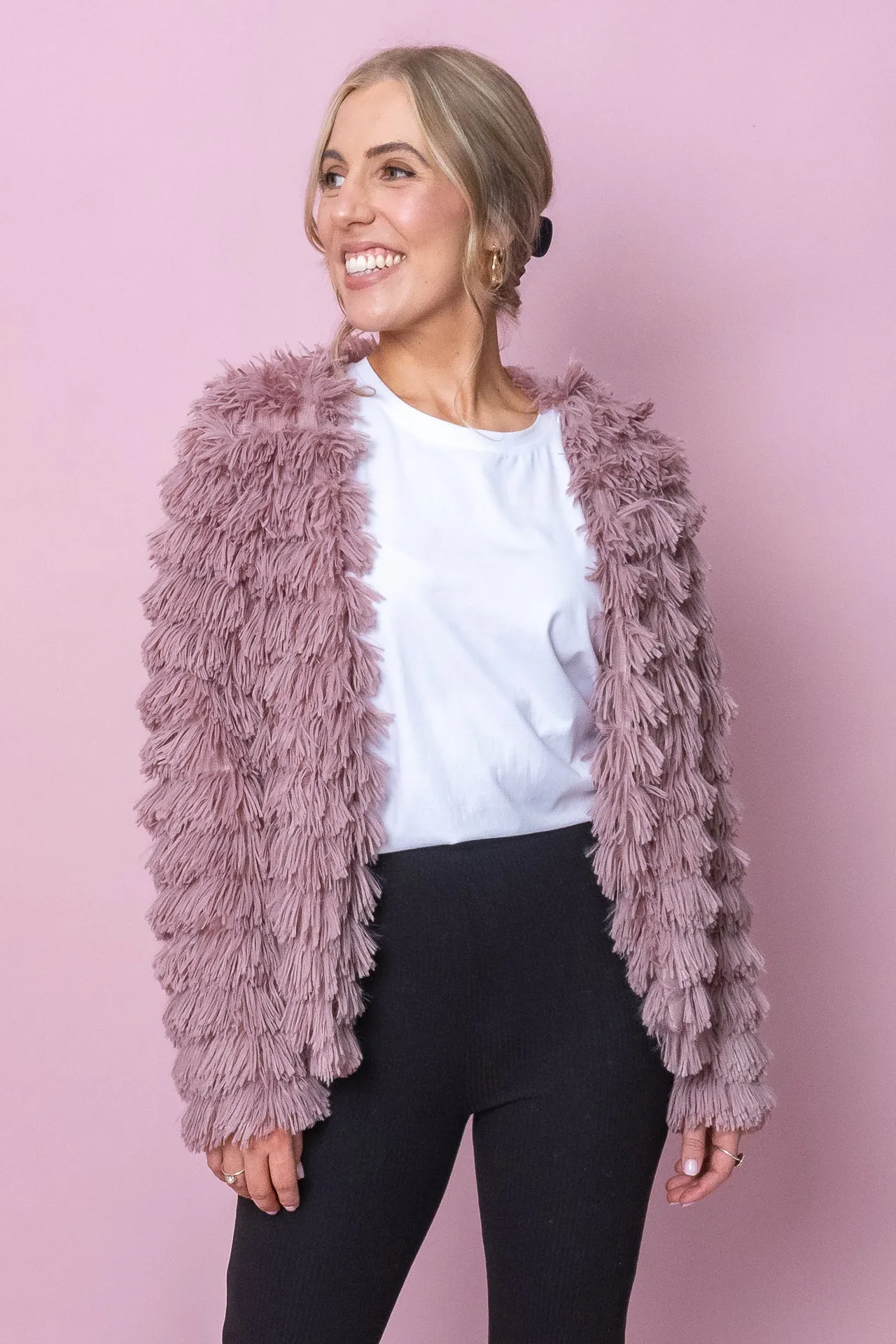 Trudy Jacket in Dusty Pink sold by Always Alice