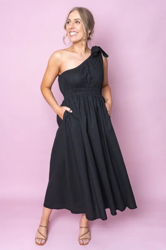 Georgina Dress in Black sold by Always Alice