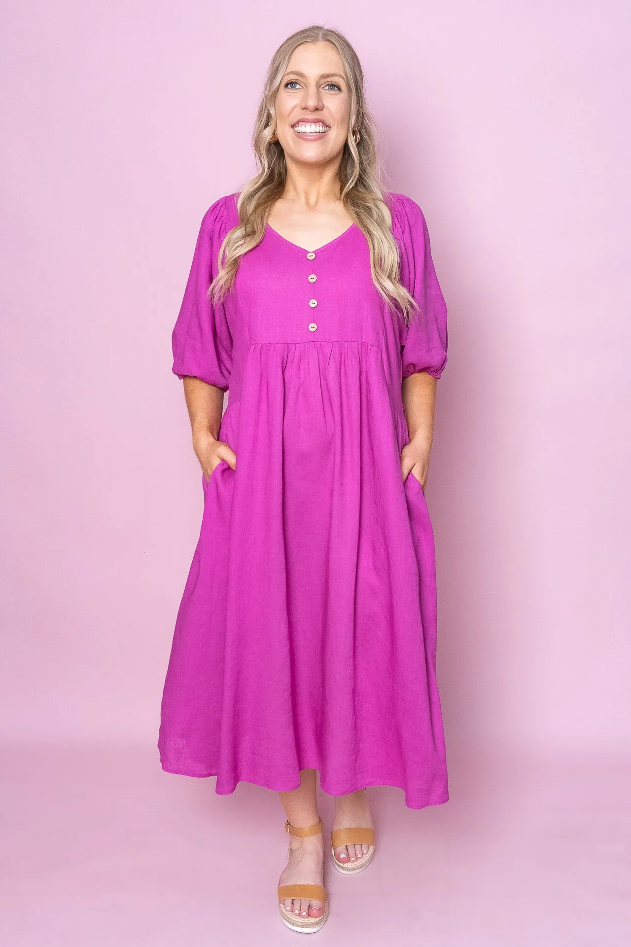 Emery Dress in Grape sold by Always Alice product image thumbnail 2