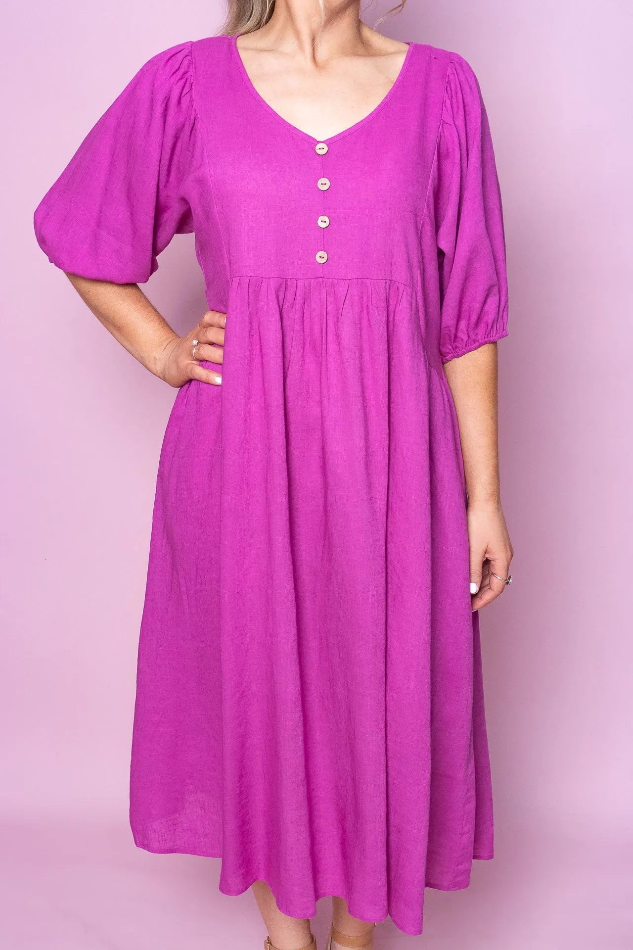 Emery Dress in Grape sold by Always Alice product image thumbnail 3
