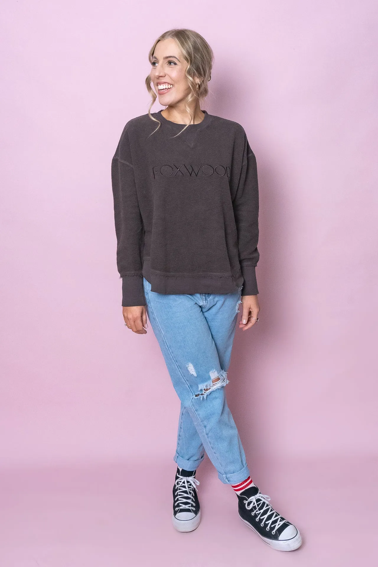 Cozy Simplified Crew in Brown - Foxwood sold by Always Alice product image thumbnail 2