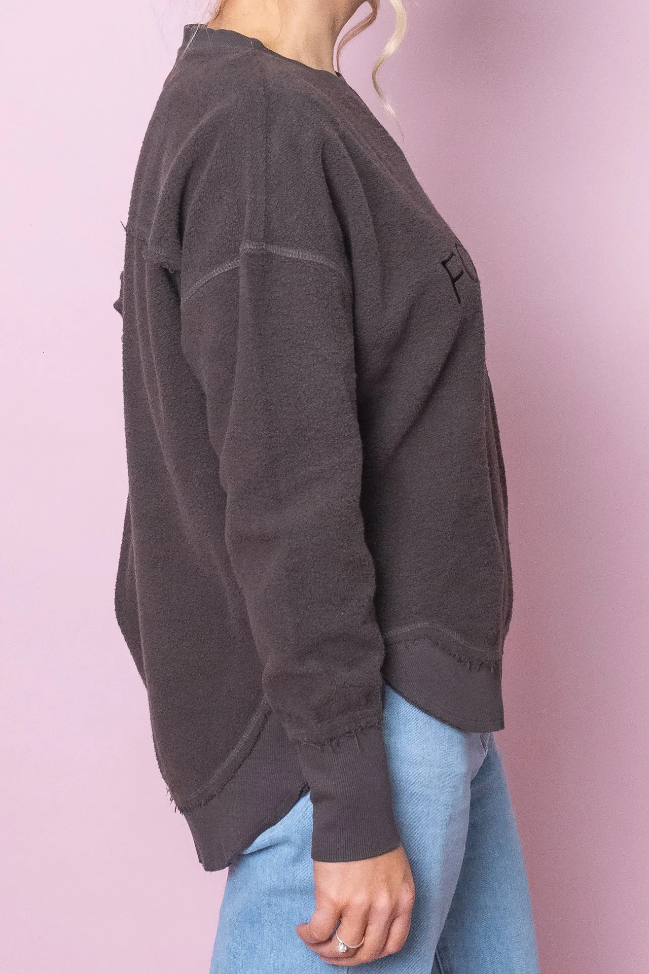 Cozy Simplified Crew in Brown - Foxwood sold by Always Alice product image thumbnail 5