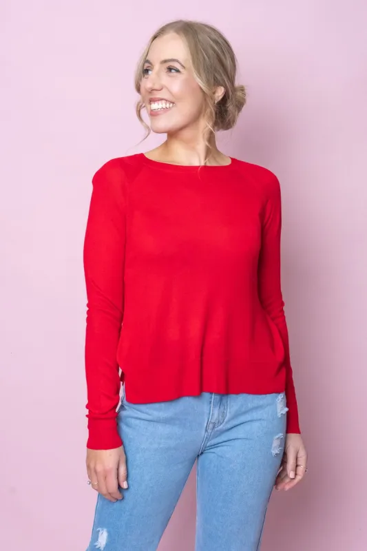 Hollie Top in Red sold by Always Alice