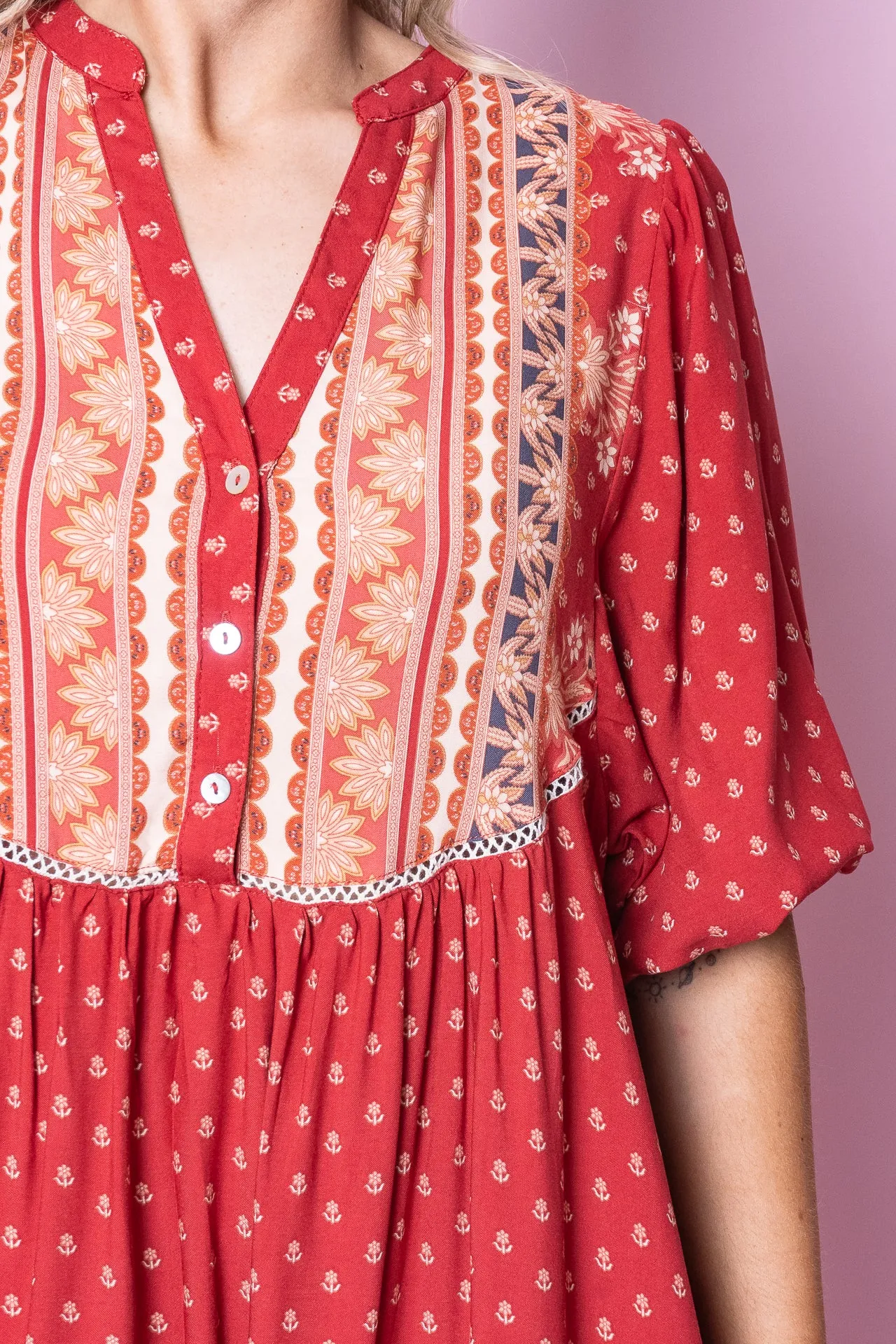 Greta Dress in Red - Final Sale sold by Always Alice product image thumbnail 5