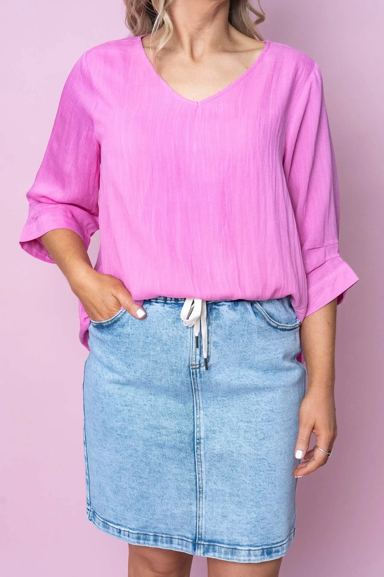 Morgan Top in Pink - Final Sale sold by Always Alice