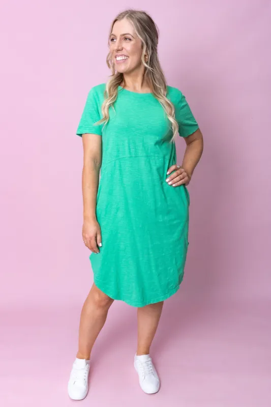 Bay Dress in Emerald - Foxwood sold by Always Alice