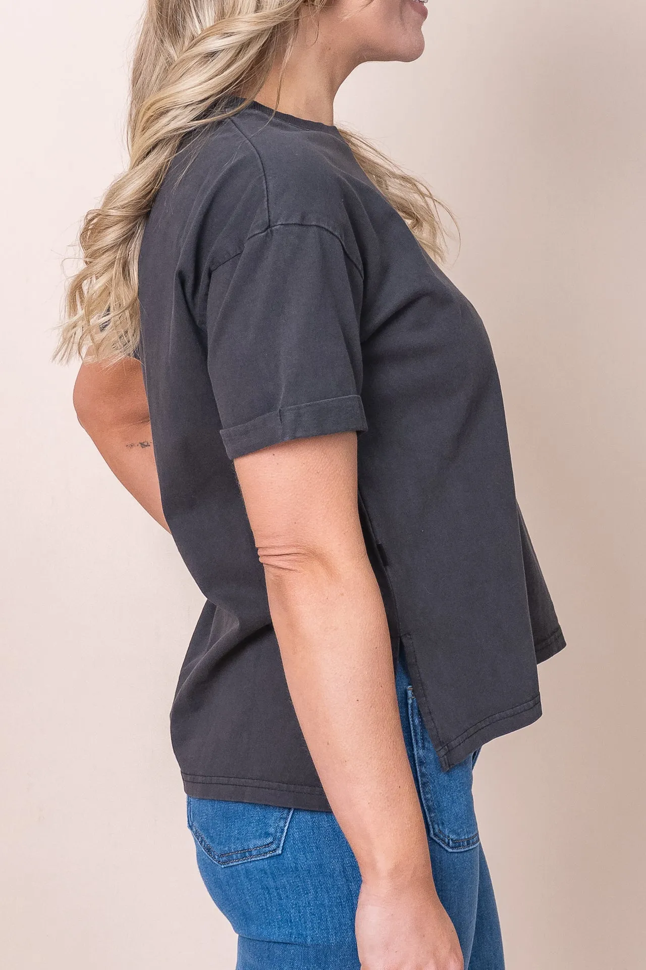AAE Washed Tee in Washed Black - All About Eve sold by Always Alice product image thumbnail 4