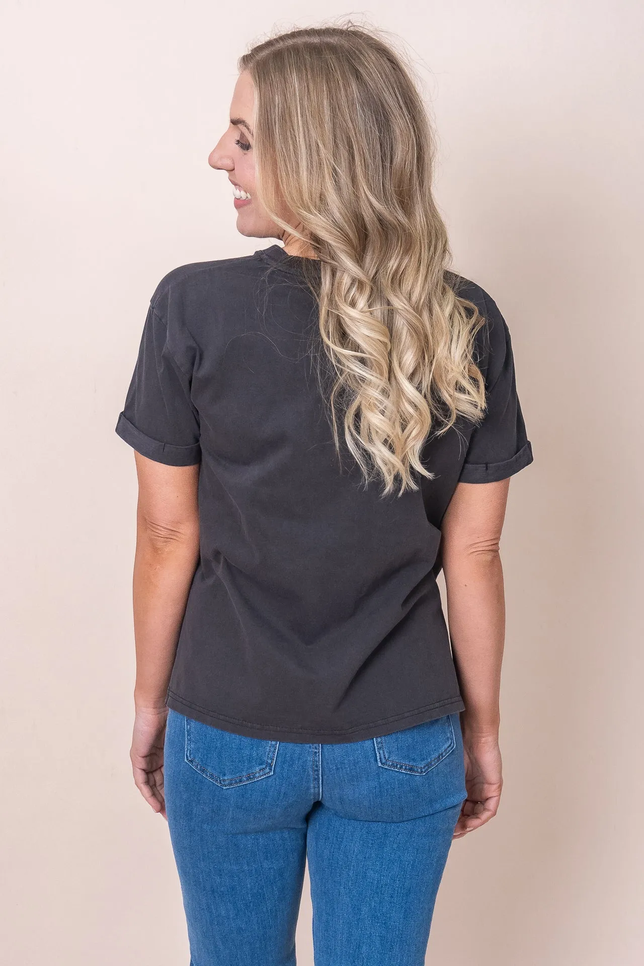 AAE Washed Tee in Washed Black - All About Eve sold by Always Alice product image thumbnail 5