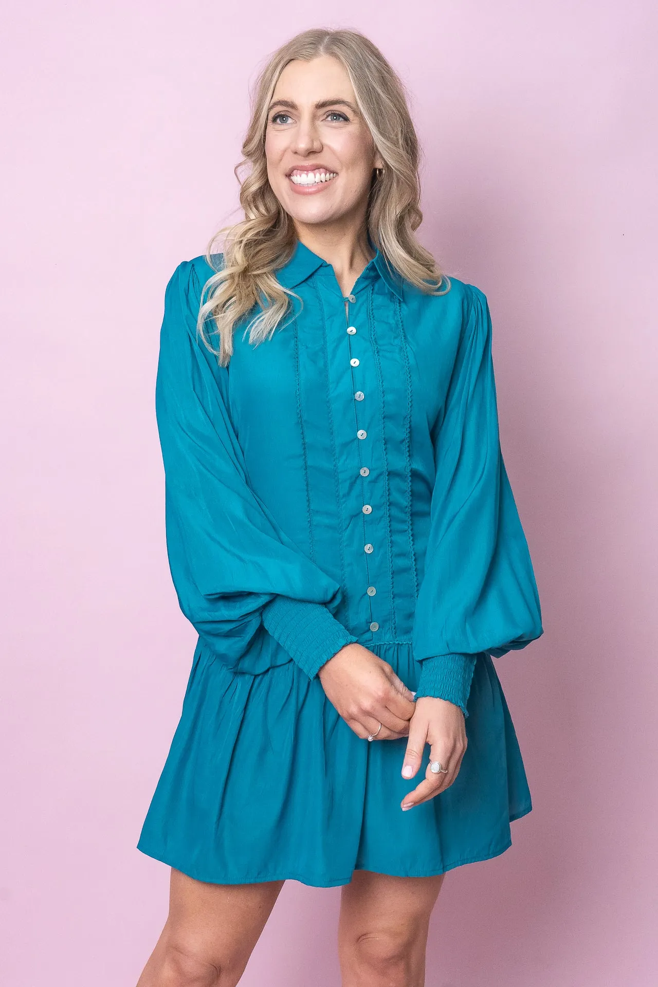 Lizara Dress in Aquamarine - Final Sale sold by Always Alice product image thumbnail 2