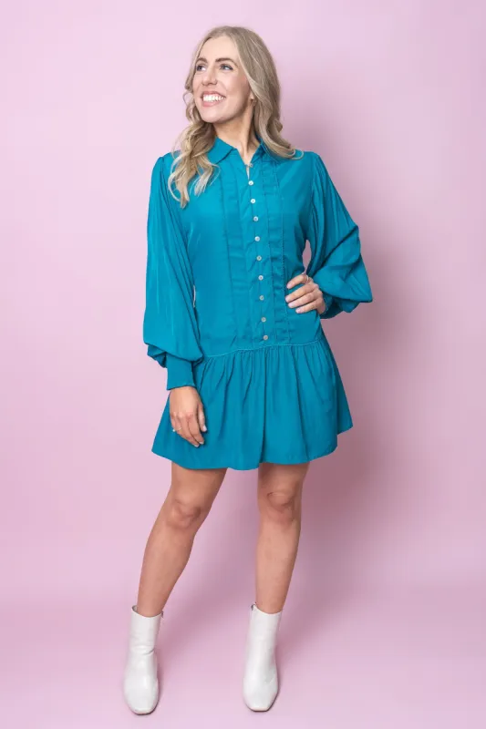 Lizara Dress in Aquamarine - Final Sale sold by Always Alice