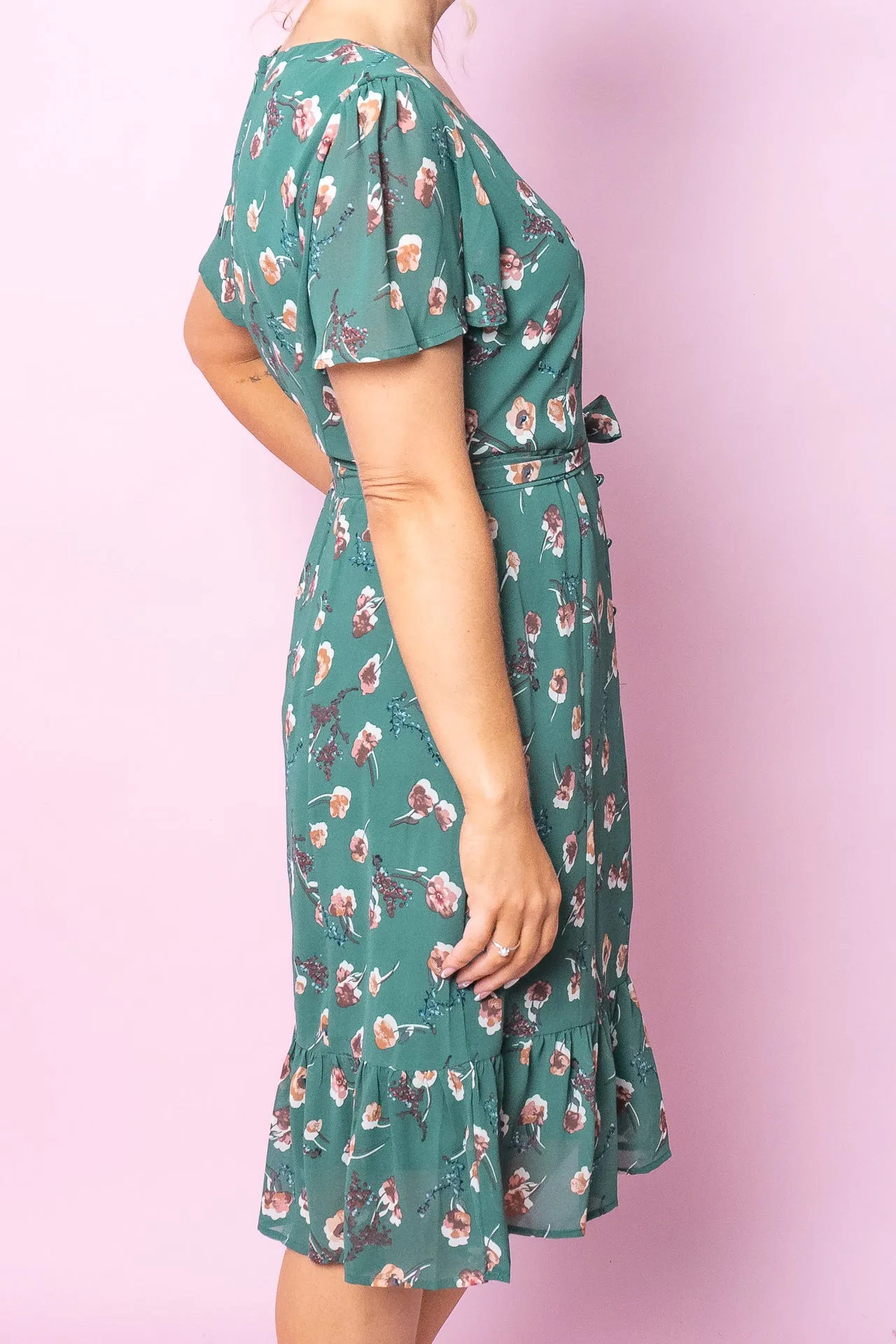Rosemary Dress in Dark Green sold by Always Alice product image thumbnail 5