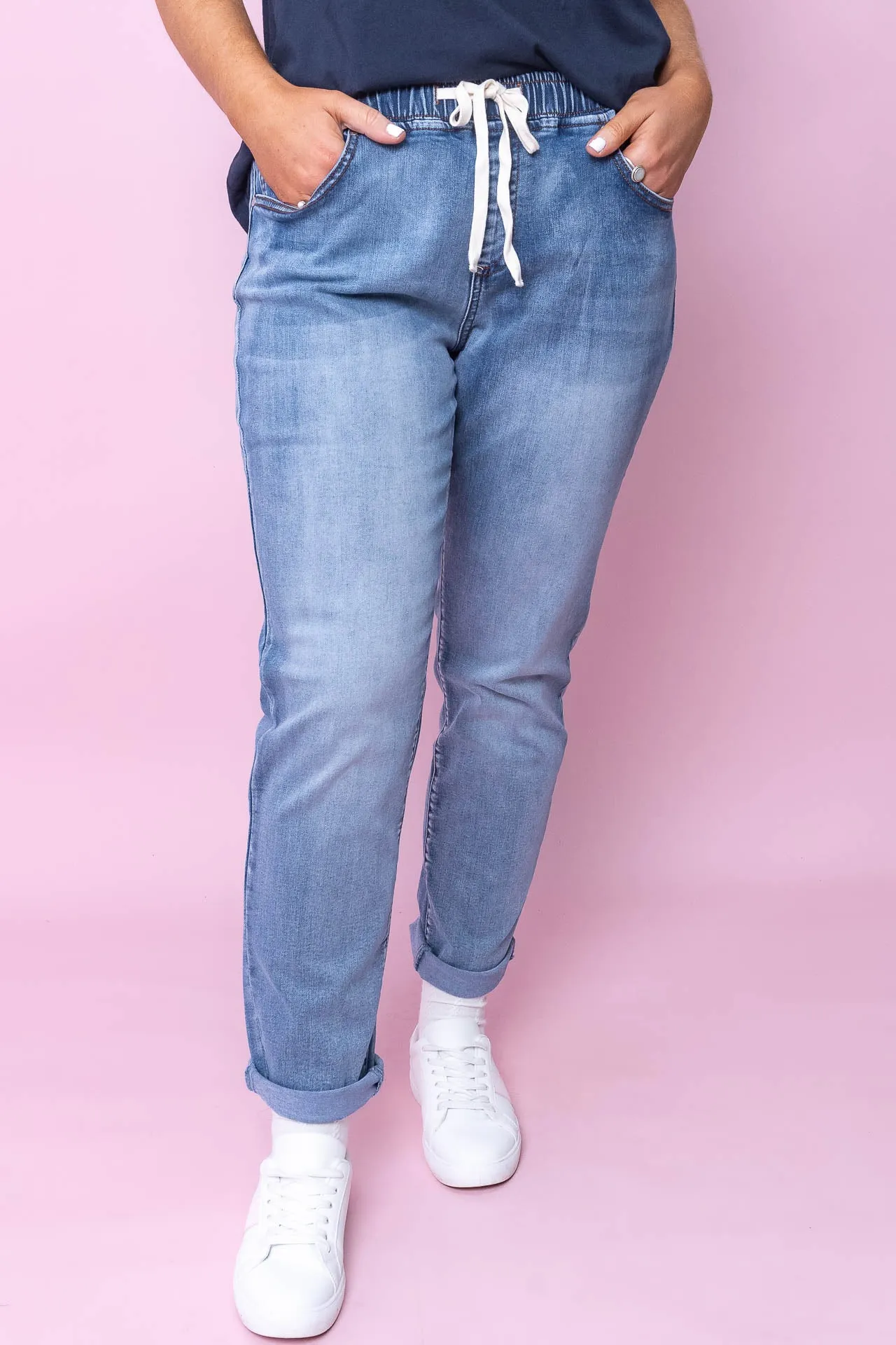 Juliette Joggers in Light Denim - Foxwood sold by Always Alice product image thumbnail 2