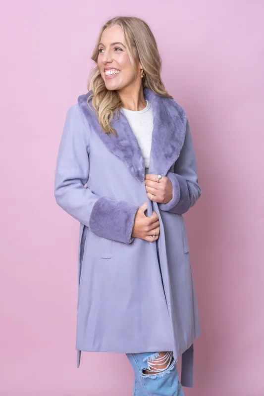 Magnolia Coat in Lavender sold by Always Alice