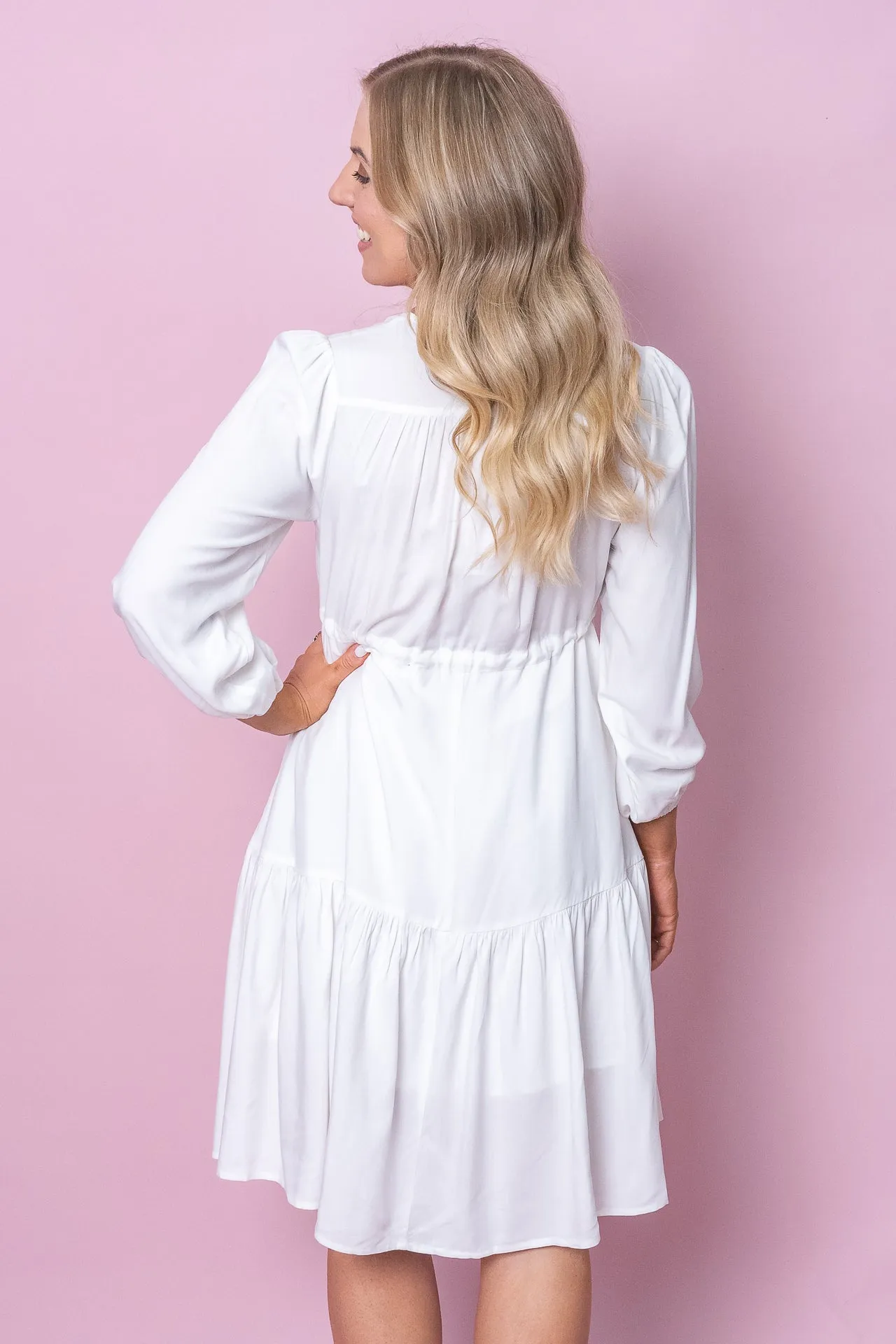 Dixie Dress in White - Final Sale sold by Always Alice product image thumbnail 5