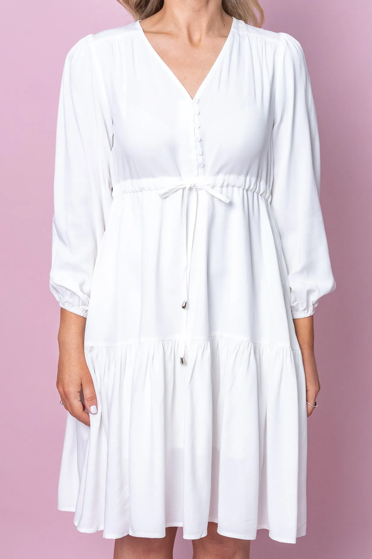 Dixie Dress in White - Final Sale sold by Always Alice product image thumbnail 3