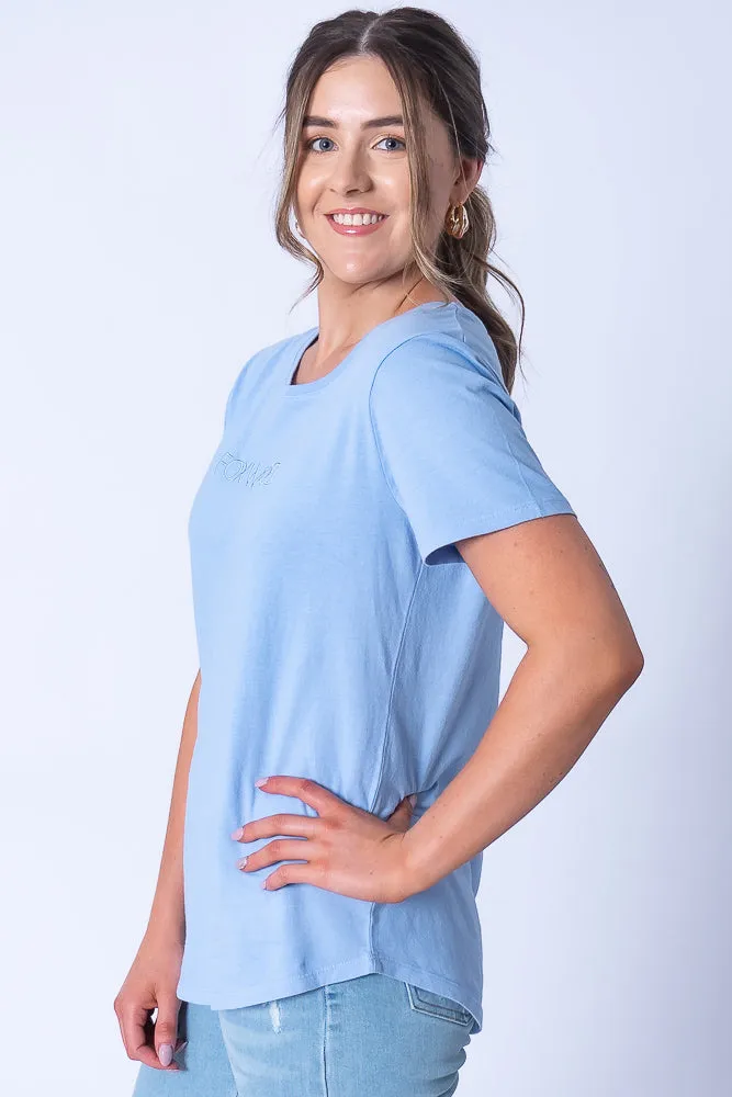 Foxwood Tee in Light Blue - Foxwood sold by Always Alice product image thumbnail 4