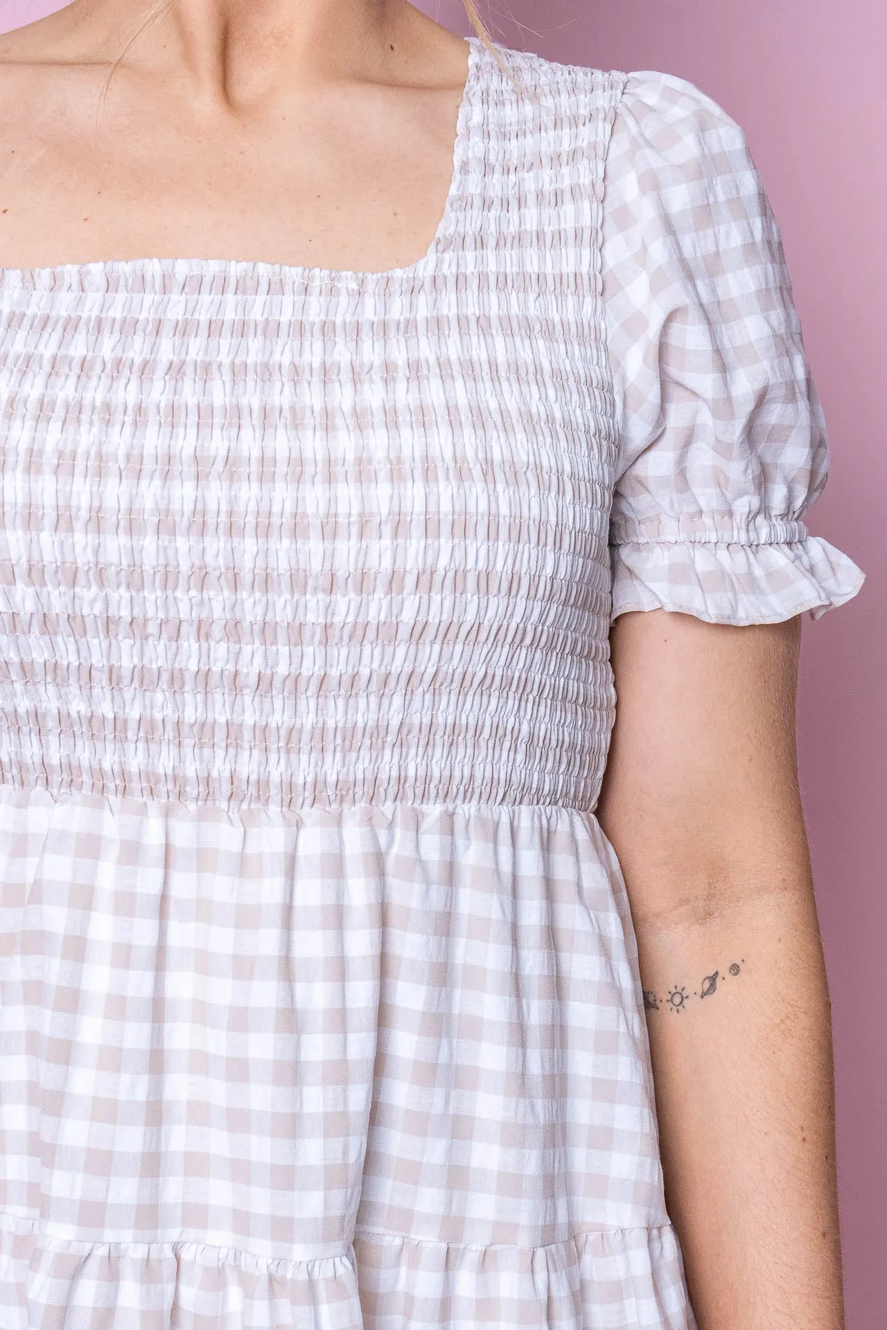 Magdalena Dress in Beige - Final Sale sold by Always Alice product image thumbnail 4