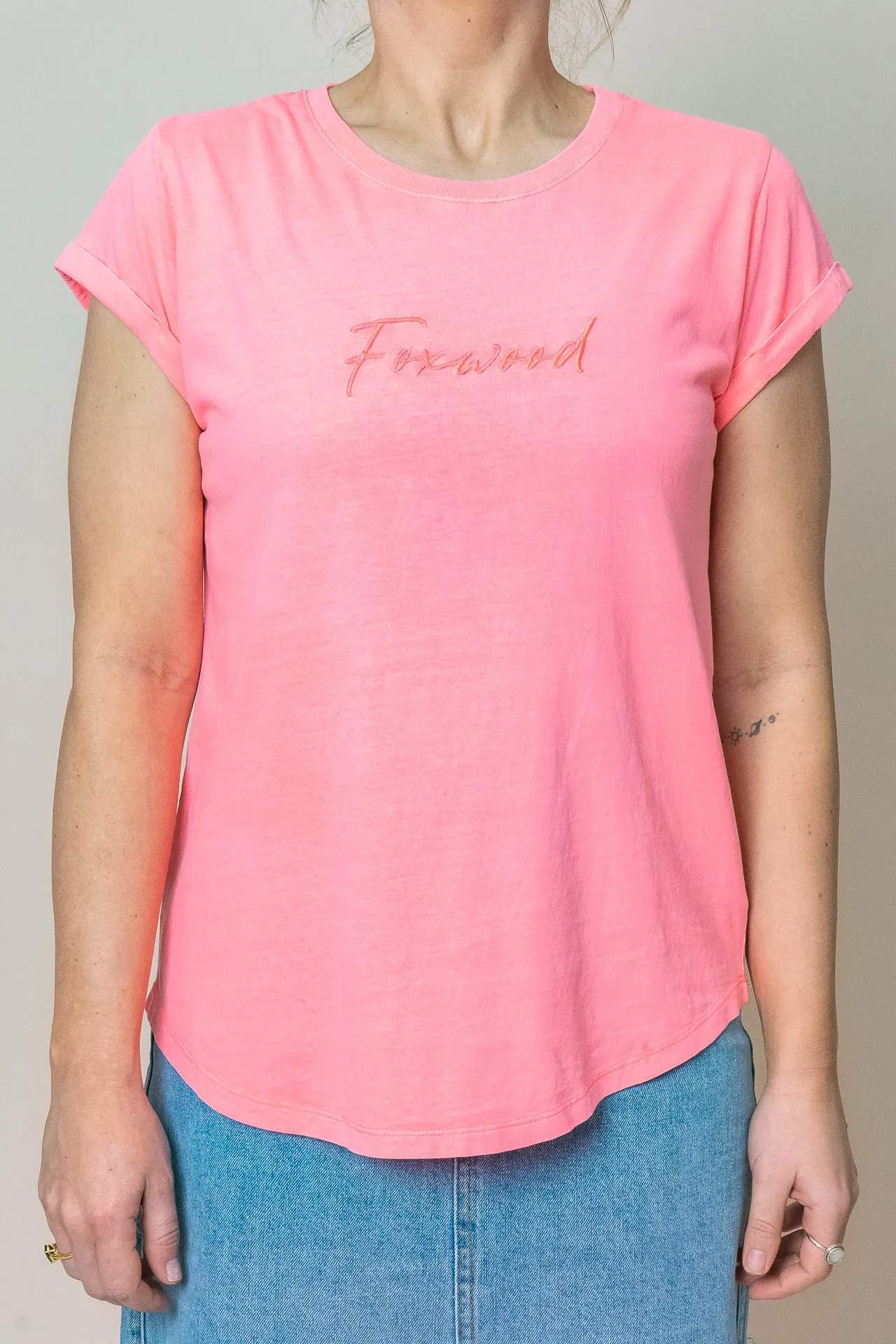 Signature Tee in Neon Pink - Foxwood sold by Always Alice product image thumbnail 3