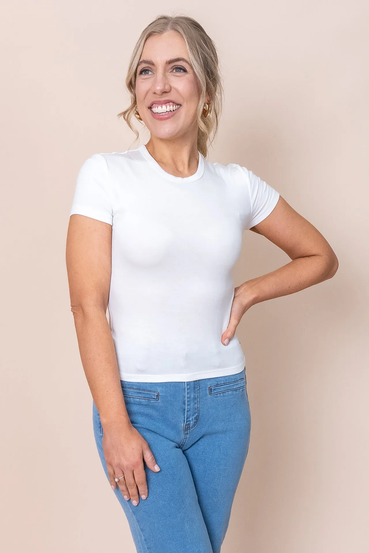 Eve Everyday Tee in Vintage White - All About Eve - Final Sale sold by Always Alice product image thumbnail 3