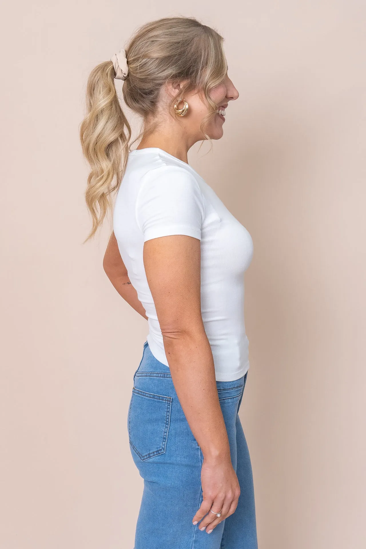 Eve Everyday Tee in Vintage White - All About Eve - Final Sale sold by Always Alice product image thumbnail 5