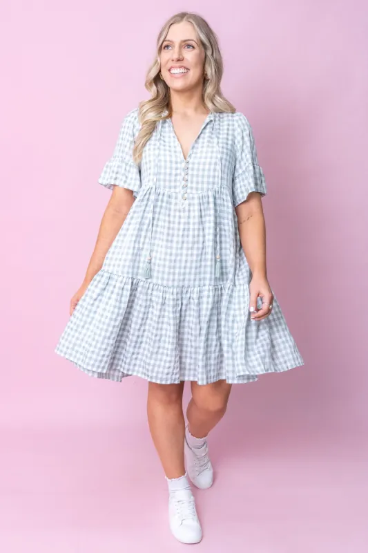 Laynie Dress in Sage sold by Always Alice