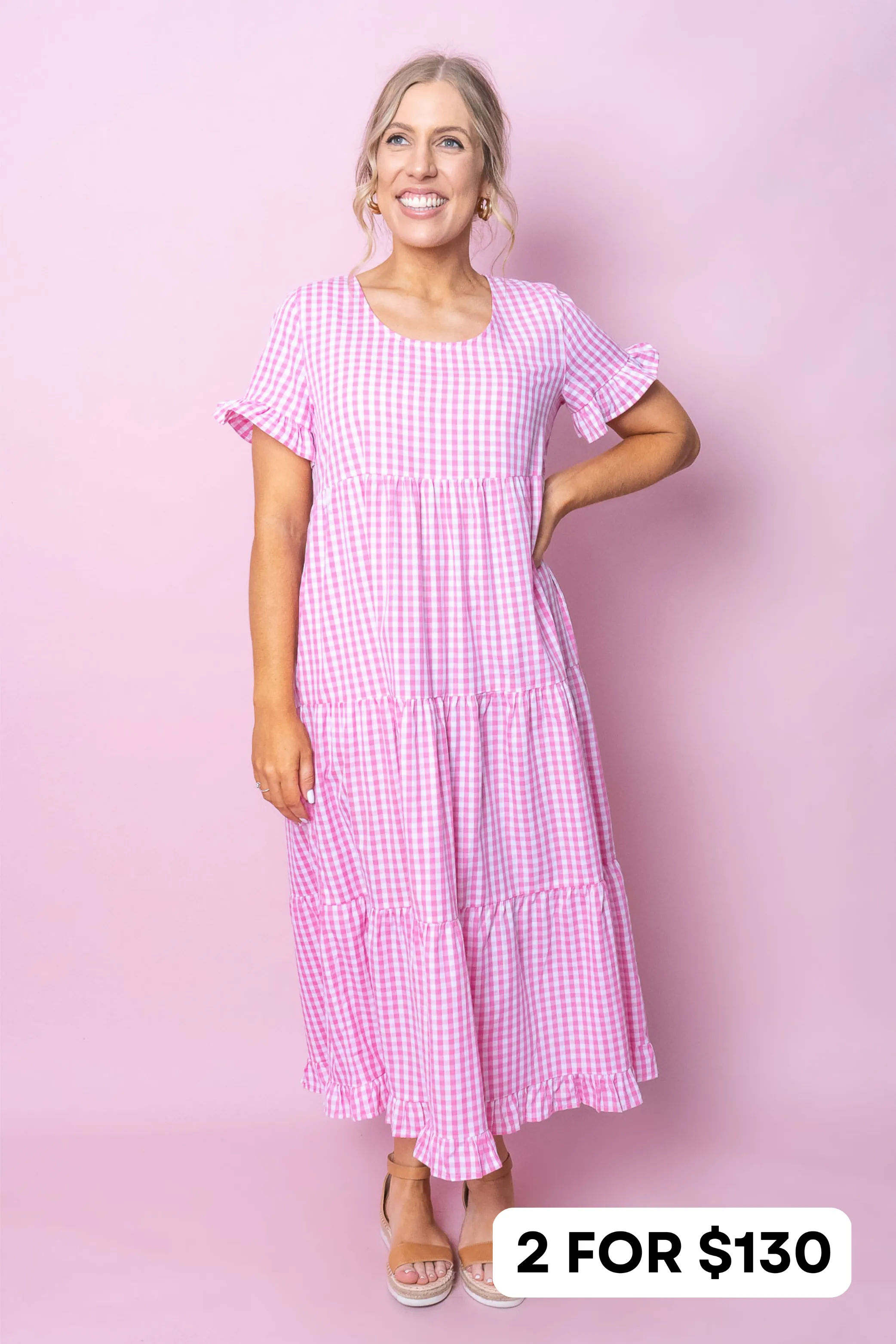 Dally Dress in Pink sold by Always Alice