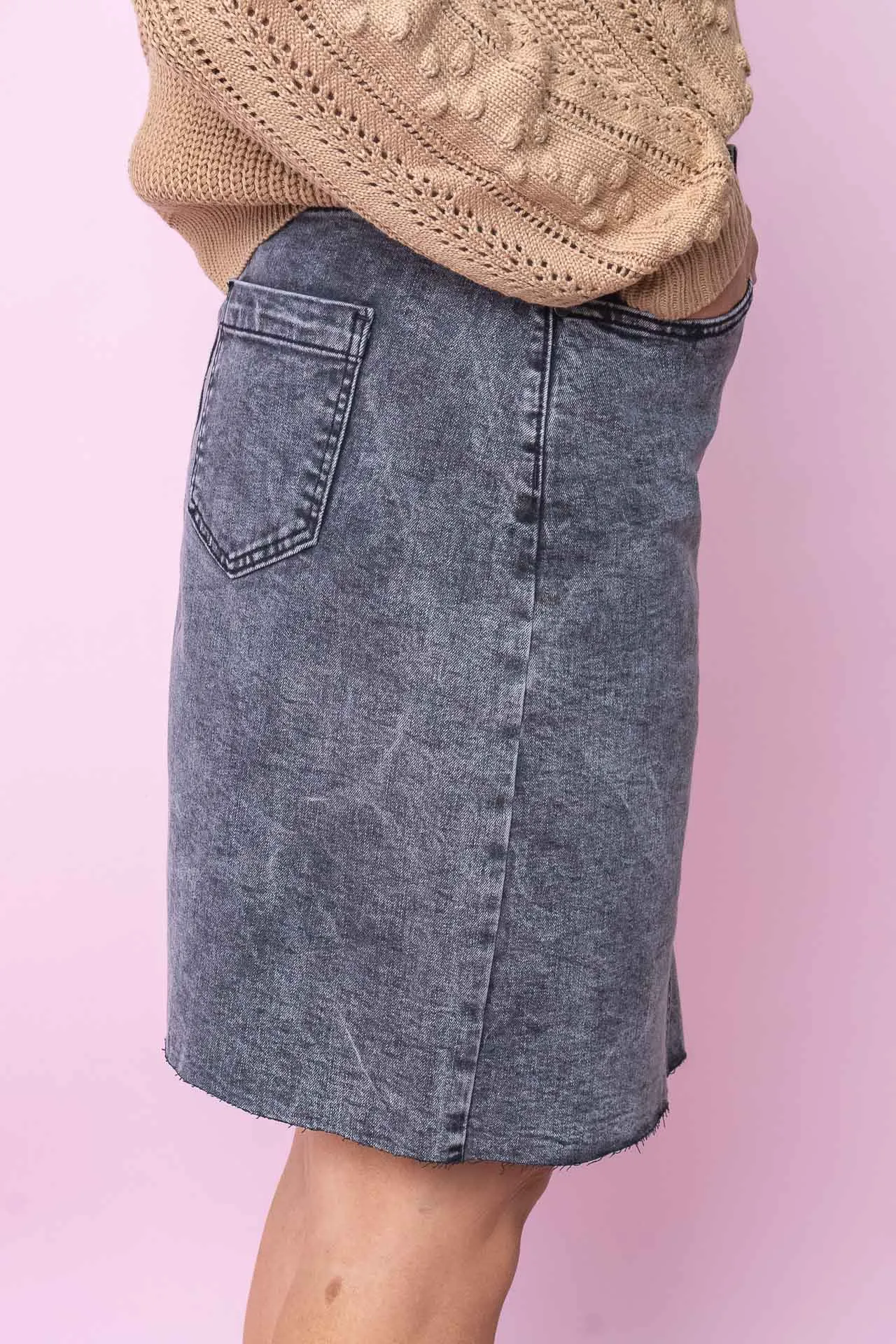 Belle Skirt in Washed Black - Foxwood sold by Always Alice product image thumbnail 4