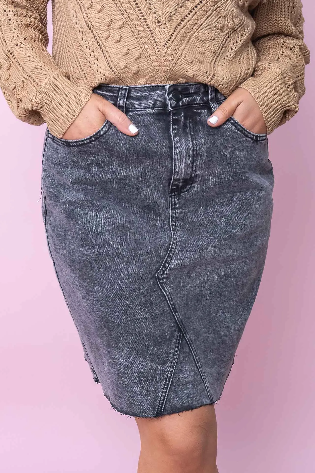 Belle Skirt in Washed Black - Foxwood sold by Always Alice product image thumbnail 2