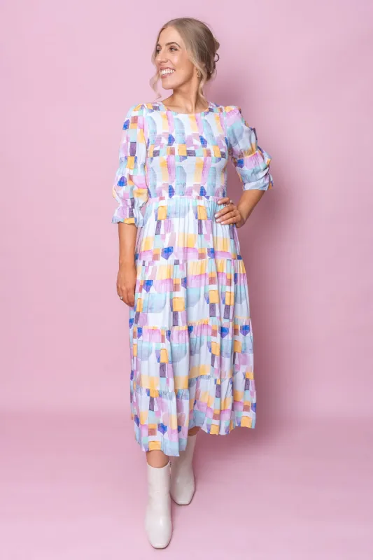 Whitlea Dress in Pink Multi sold by Always Alice