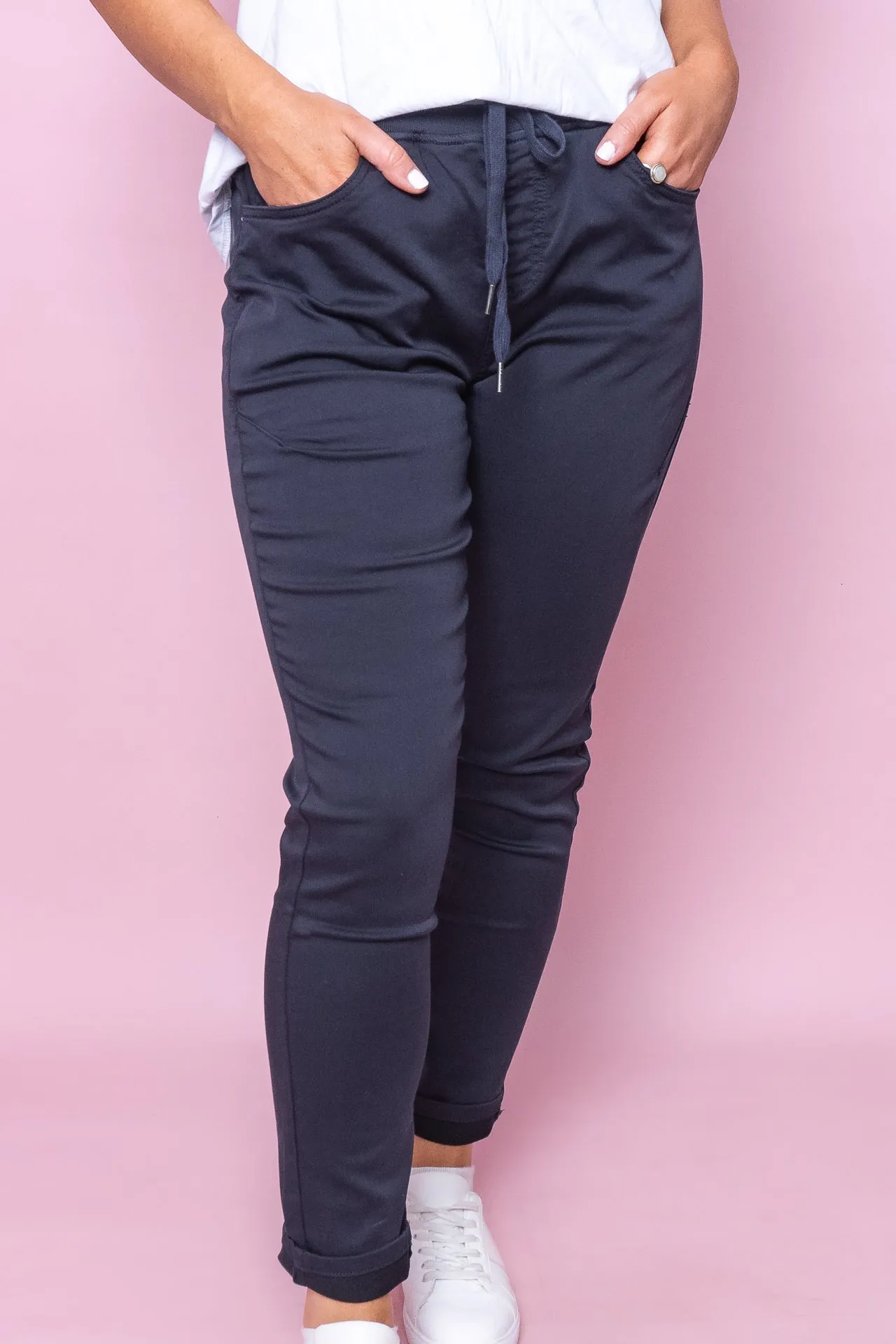Sylvia Joggers in Navy - Foxwood sold by Always Alice product image thumbnail 3