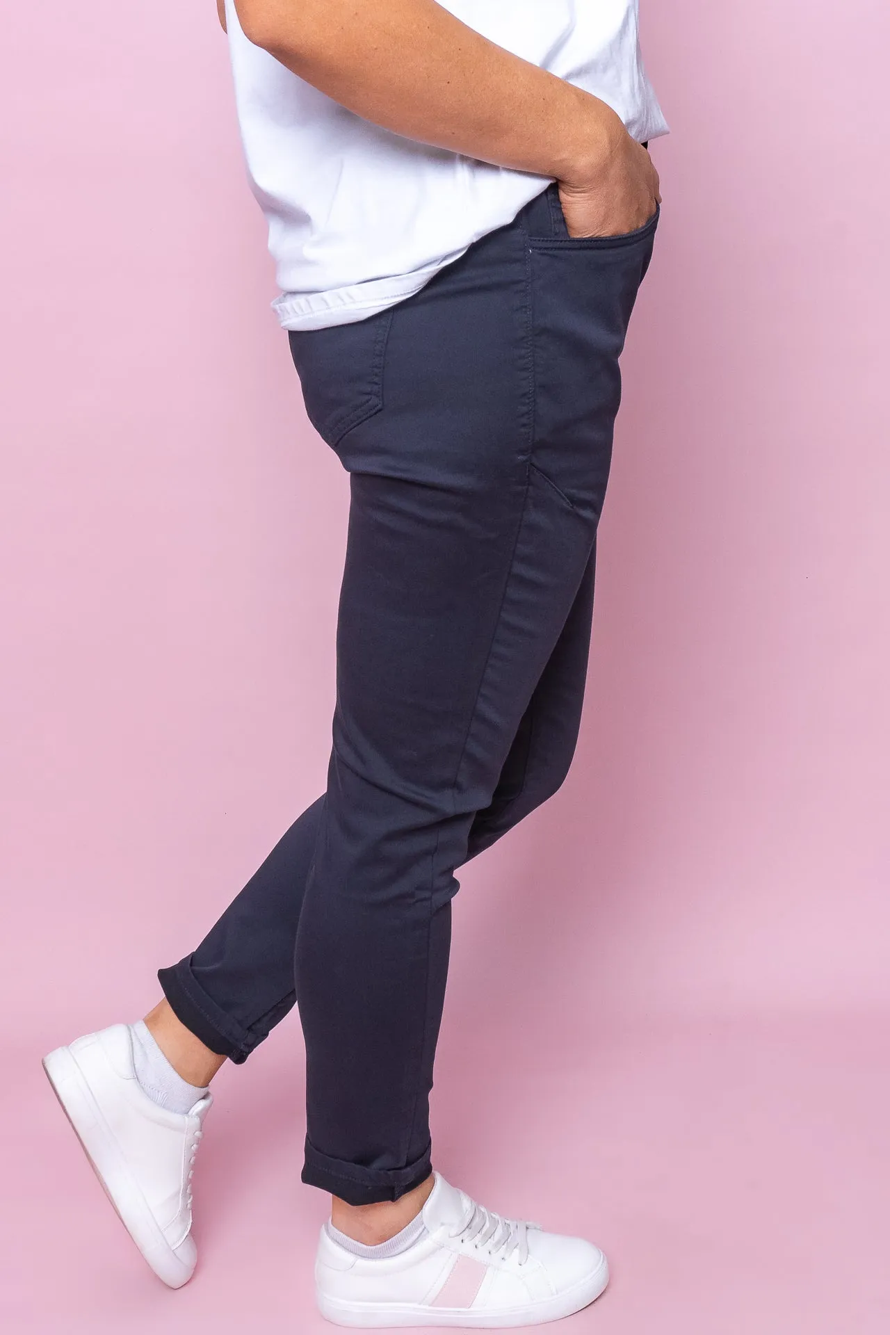 Sylvia Joggers in Navy - Foxwood sold by Always Alice product image thumbnail 4