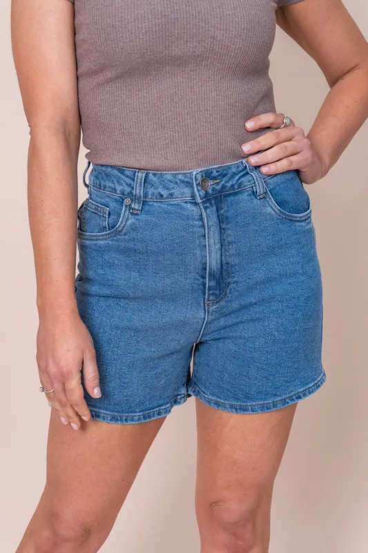 Mila Short in Mid Blue - Silent Theory - Final Sale sold by Always Alice