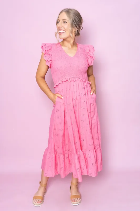 Amora Dress in Pink sold by Always Alice