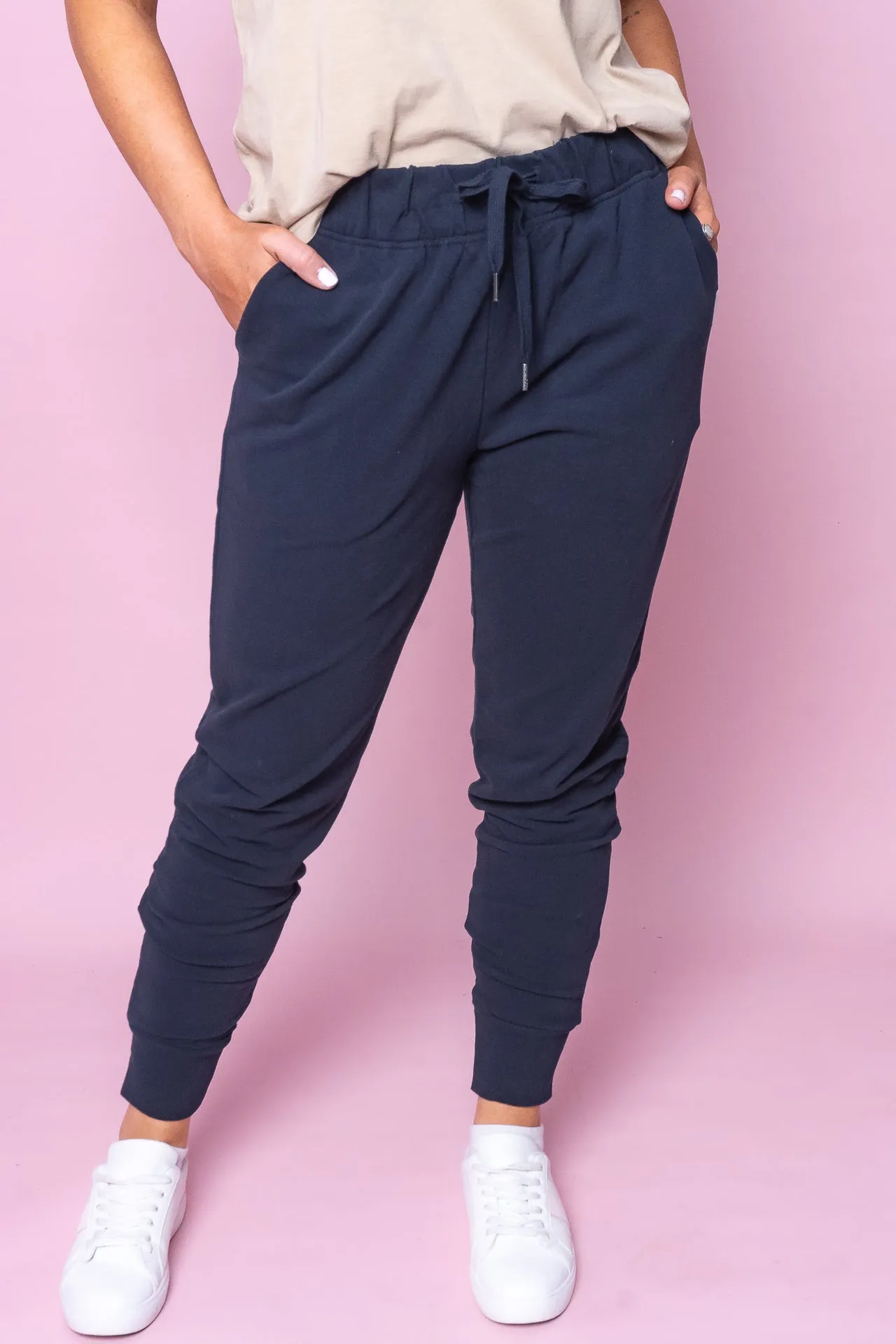 Lazy Days Joggers in Navy - Foxwood sold by Always Alice