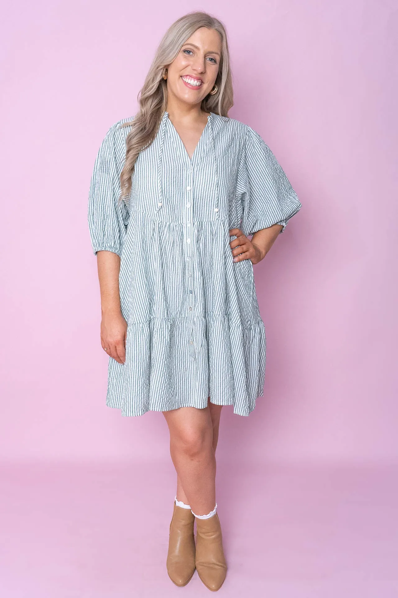 Yarani Dress in Sage sold by Always Alice product image thumbnail 2