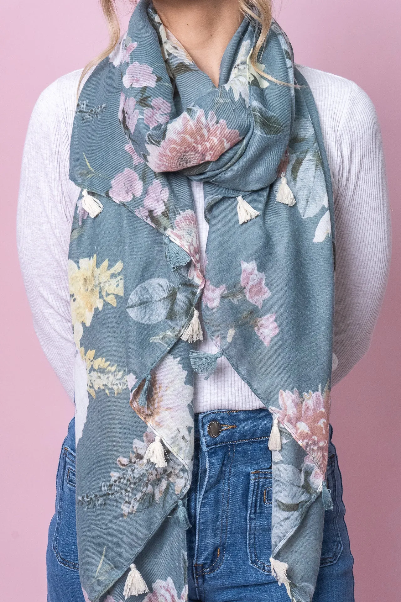 Avery Scarf in Teal sold by Always Alice product image thumbnail 2