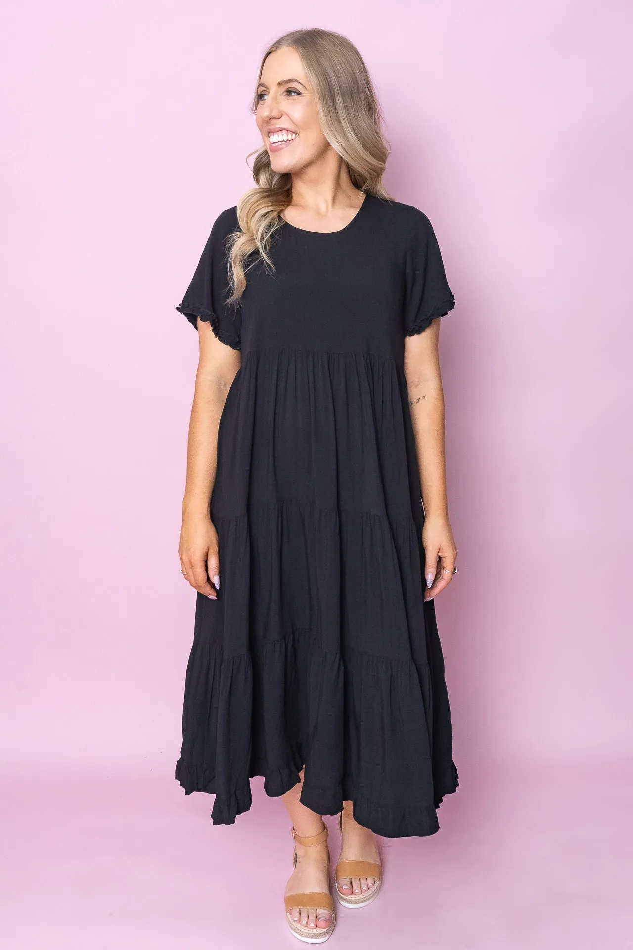 Verina Midi Dress in Black sold by Always Alice product image thumbnail 4