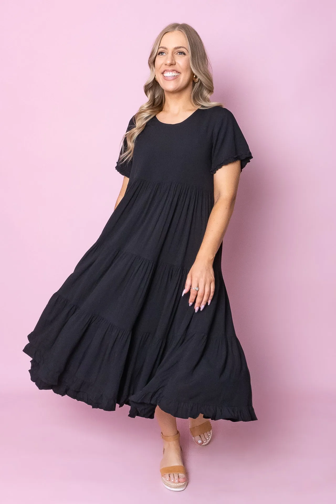 Verina Midi Dress in Black sold by Always Alice product image thumbnail 2